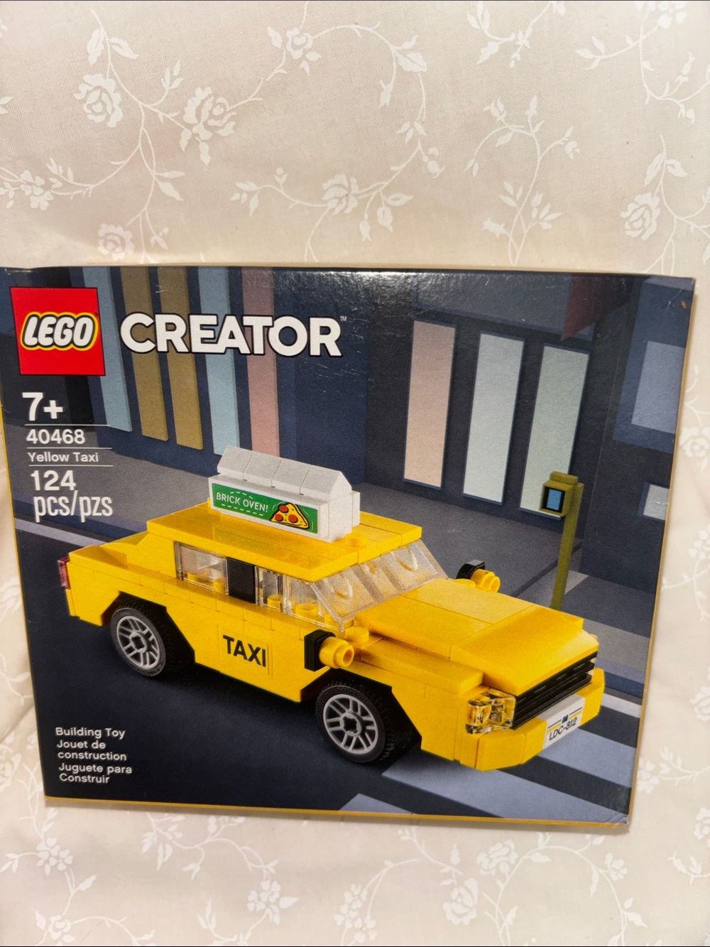Lego Creator Yellow Taxi with Black and Silver Accents